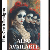 Carnival Noir Victoriaans Rozen Weefsel BJ6 Decoup Tissuepapier