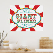 Carnival- of Circus Giant Plinko-teken Poster (Keuken)