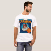 Carnival Oranje LabelAnaheim, CA T-shirt (Voorkant volledig)