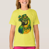 Carnival Parrot Kids Graphic T-Shirt (Voorkant)