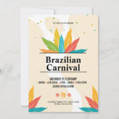 Carnival Party Flyer-Sjabloon Kaart (Voorkant)