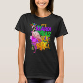 Carnival Party  Idea Flamingo Mardi Gras 2 T-shirt (Voorkant)
