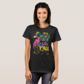Carnival Party Idea Flamingo Mardi Gras 5 T-shirt (Voorkant volledig)