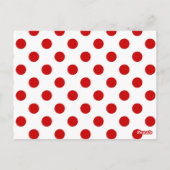 Carnival Red Party Flag Bunting Banner Post Card Briefkaart (Achterkant)