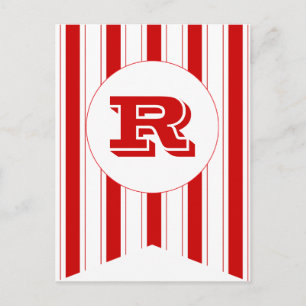 Carnival Red Party Flag Bunting Banner Post Card Briefkaart