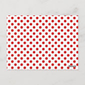 Carnival Red Party Flag Bunting Banner Post Card Briefkaart (Achterkant)