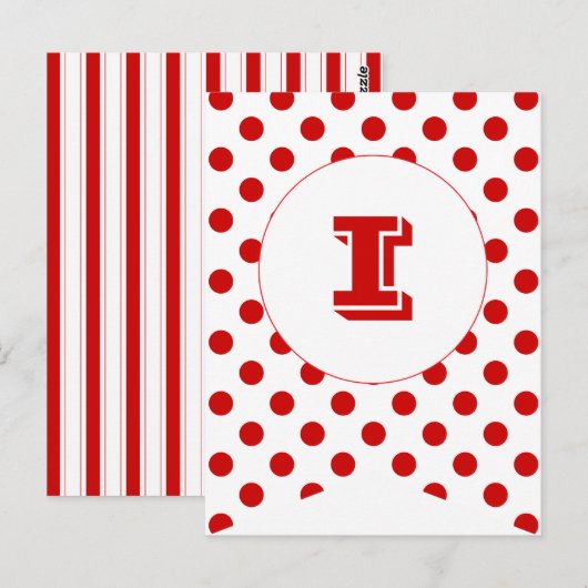 Carnival Red Party Flag Bunting Banner Post Card Briefkaart (Voorkant / Achterkant)