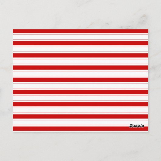 Carnival Red Party Flag Bunting Banner Post Card Briefkaart (Achterkant)