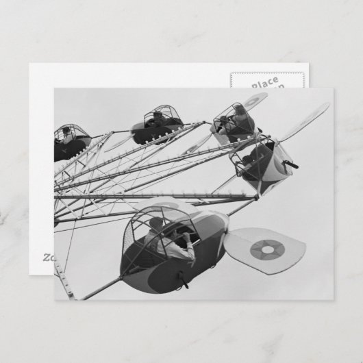 Carnival Ride, 1942 Briefkaart (Voorkant / Achterkant)