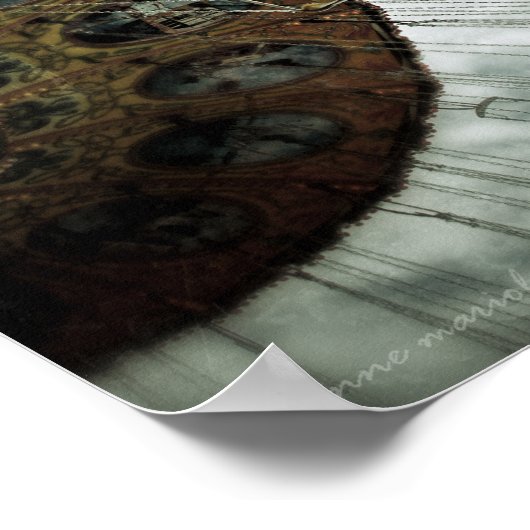 Carnival Ride 1 Square Poster (Hoek)