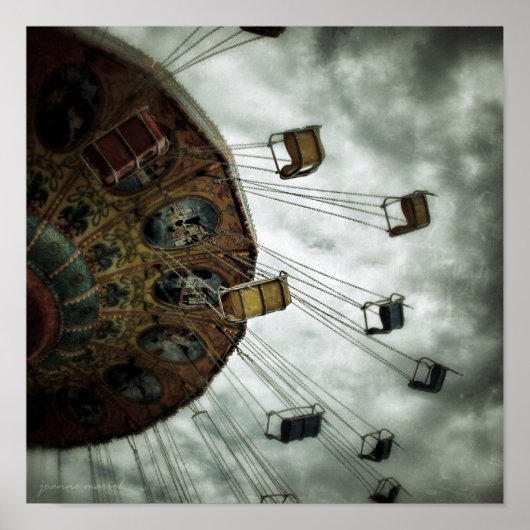 Carnival Ride 1 Square Poster (Voorkant)