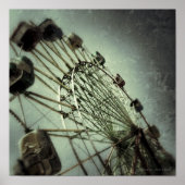 Carnival Ride 4 Square Poster Print (Voorkant)