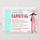 Carnival Roze Kaart (Achterkant)