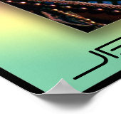 carnival roze lippen poster (Hoek)