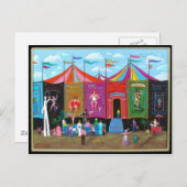 Carnival Sideshow Briefkaart (Voorkant / Achterkant)