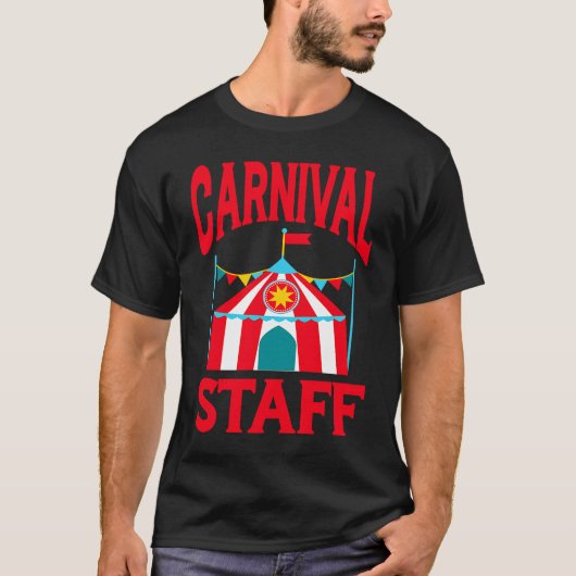 Carnival Staff Shapito Circus Festival Holiday T-shirt (Voorkant)