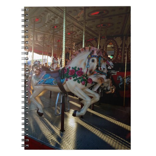 Carnival State Fair Merry-Go-Round Carousel Horse Notitieboek (Voorkant)