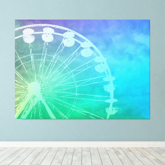 Carnival Summer - Kunst op Canvas (Insitu (Houten vloer))