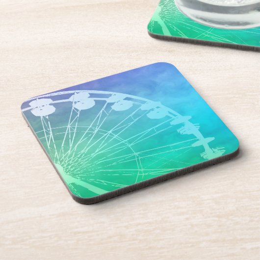 Carnival Summer-ontwerp Drankjes Onderzetter (Linkerzijde)