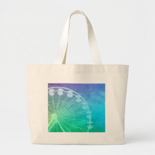 Carnival Summer-ontwerp Grote Tote Bag