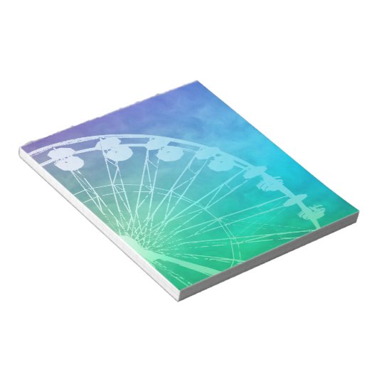 Carnival Summer-ontwerp Notitieblok (Schuin)