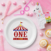 Carnival Thema Aangepast 1e verjaardag Circus Papieren Bordje (Feest)
