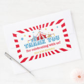 Carnival Theme Party Rechthoekige Sticker (Envelop)