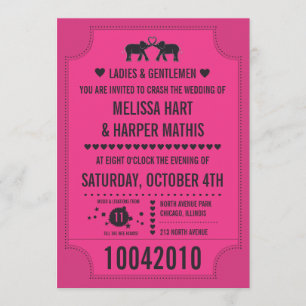 Carnival Ticket Invitation Kaart