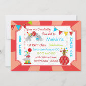 Carnival Ticket Party. Kaart (Voorkant)