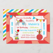 Carnival Ticket Party. Kaart (Voorkant / Achterkant)