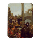 Carnival Time in Rome, 1653 (olie op canvas) Magneet (Verticaal)