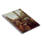 Carnival Time in Rome, 1653 (olie op canvas) Notitieboek (Rechterzijde)