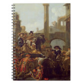 Carnival Time in Rome, 1653 (olie op canvas) Notitieboek (Voorkant)