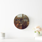 Carnival Time in Rome, 1653 (olie op canvas) Ronde Klok (Huis)