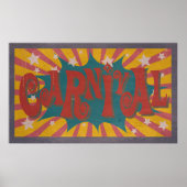 Carnival vintage poster art retro grappenmaker (Voorkant)