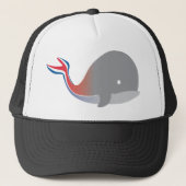 Carnival Whale Tail Cartoon Cruise Trucker Pet (Voorkant)
