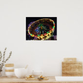 Carnival wiel van de lichten poster (Keuken)