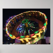 Carnival wiel van de lichten poster (Voorkant)