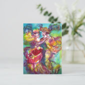 CARNIVALBAL Venetiaans Maskeradebal Briefkaart (Staand voorkant)