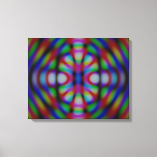Carnivale Abstract Canvas Afdruk (Voorkant)