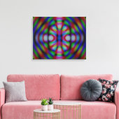 Carnivale Abstract Canvas Afdruk (Insitu (Woonkamer))