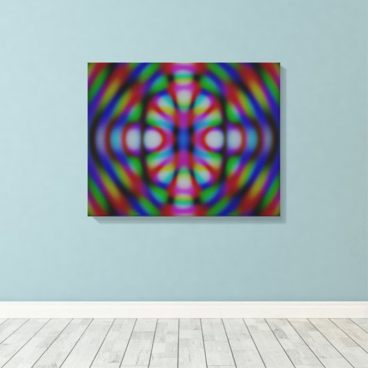 Carnivale Abstract Canvas Afdruk (Insitu (Houten vloer))