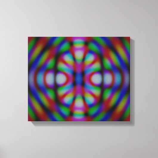 Carnivale Abstract Canvas Afdruk (Voorkant)