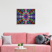 Carnivale Abstract Canvas Afdruk (Insitu (Woonkamer))