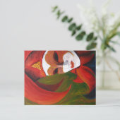 "Carnivale" acrylverf - Briefkaart (Staand voorkant)