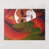 "Carnivale" acrylverf - Briefkaart (Voorkant)