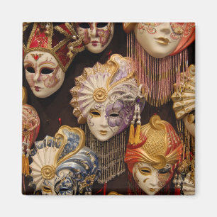 Carnivale maskers in de Italiaanse regio Venetië Magneet
