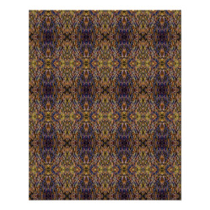 Carnivalglas Gras Met Oranje Mal Schimmel betegeld Perfect Poster