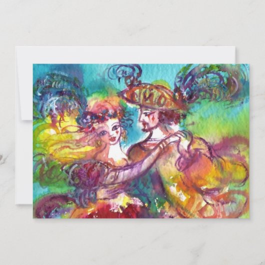 CARNIVALSDANS, levendig roze blauw geel glinstert (Voorkant)