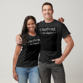 carnivoor en doorgaan t-shirt (Unisex)